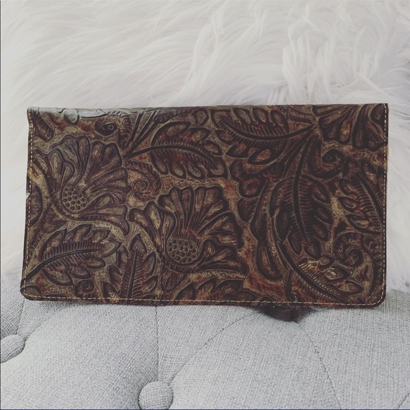 Leather Clutch ❤️